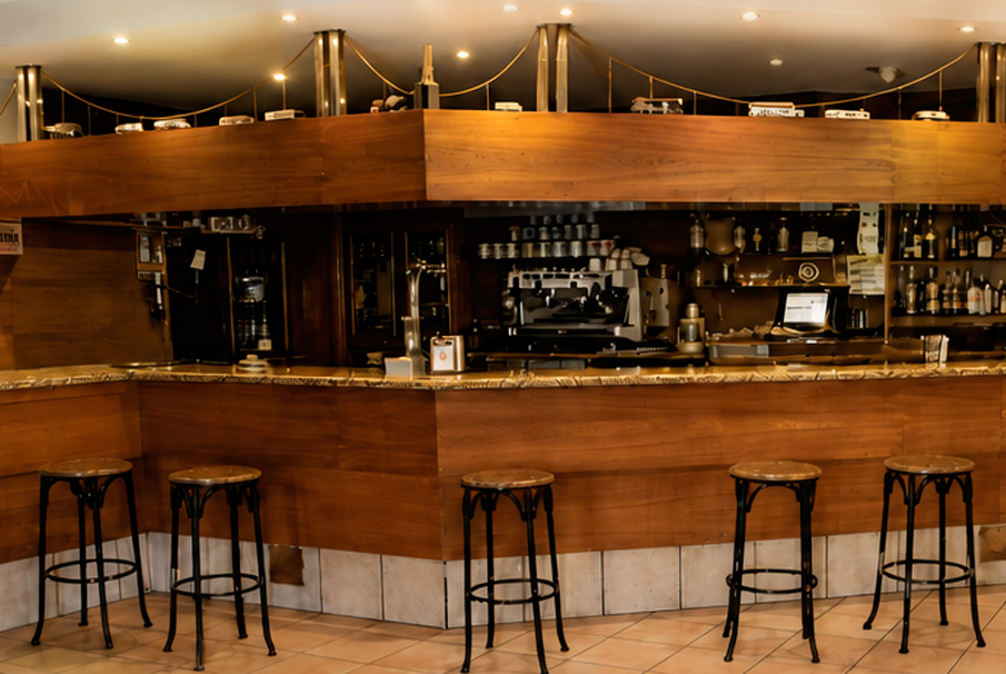 Bar y zona de barra